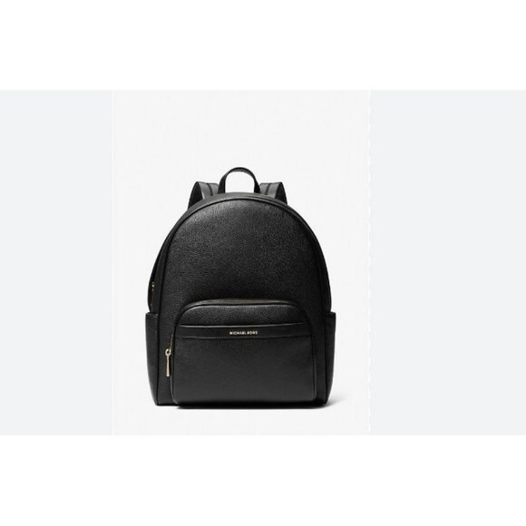 MICHAEL KORS Bex pebbled leather large backpack - Black - Picture 1 of 10